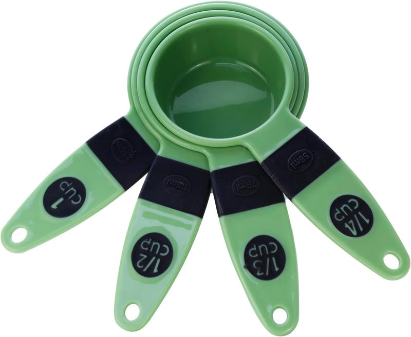 كويزين أرت طقم أكواب قياس 7 قطع، بيستو جرين، بولي بروبلين - Image 2